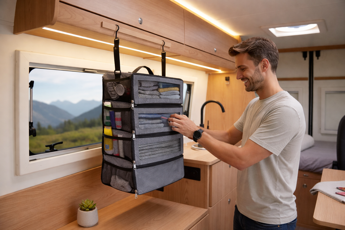 Organisateur de sac à dos - Penderie nomade et compact