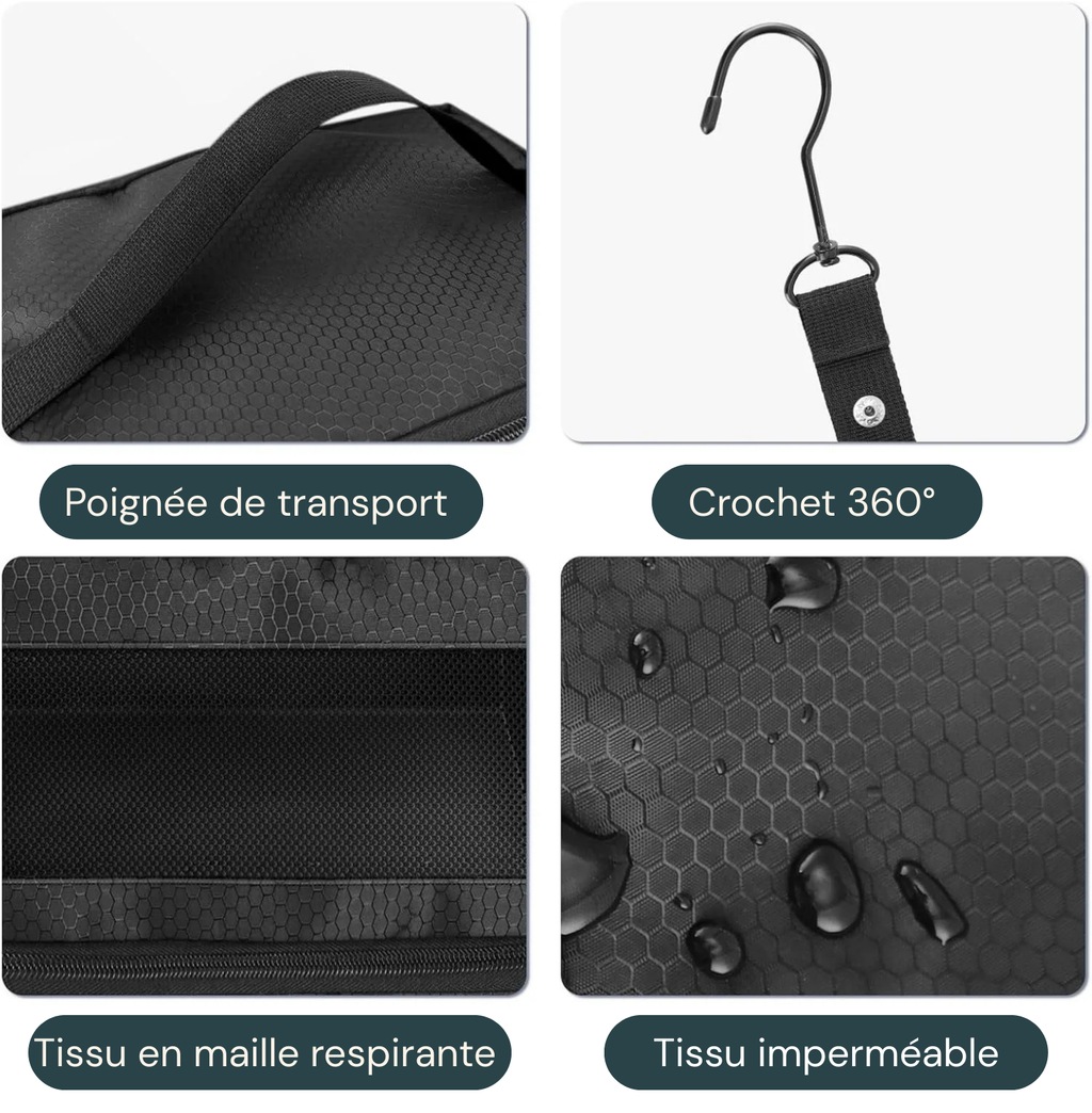 Organisateur de valise – penderie ambulante