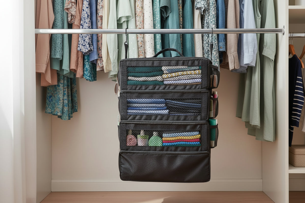 Organisateur de valise – penderie ambulante